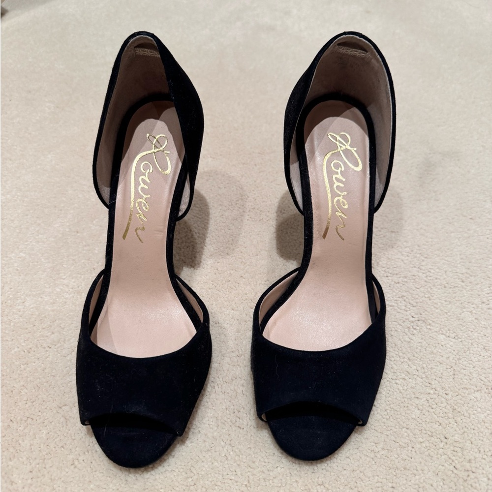 Rowen Black Suede Sandals